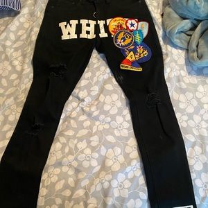 Off white jeans worn twice fully authentic